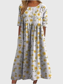 Kaltenthal™ | Figurbetontes Kleid mit Stickerei