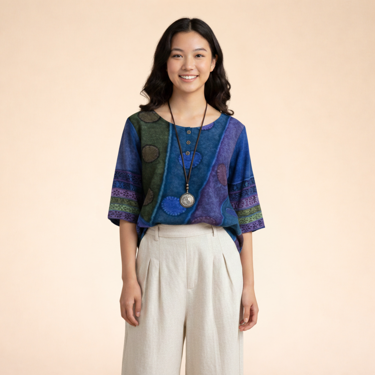 Katrin | Stilvolles und vielseitiges Boho-Oberteil