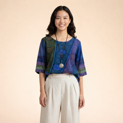 Katrin | Stilvolles und vielseitiges Boho-Oberteil
