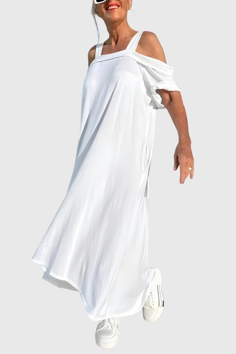 Aurelis™ | Langes Off-Shoulder Sommerkleid