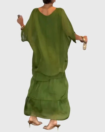 Aurelis™ | Fließendes Damen Maxikleid