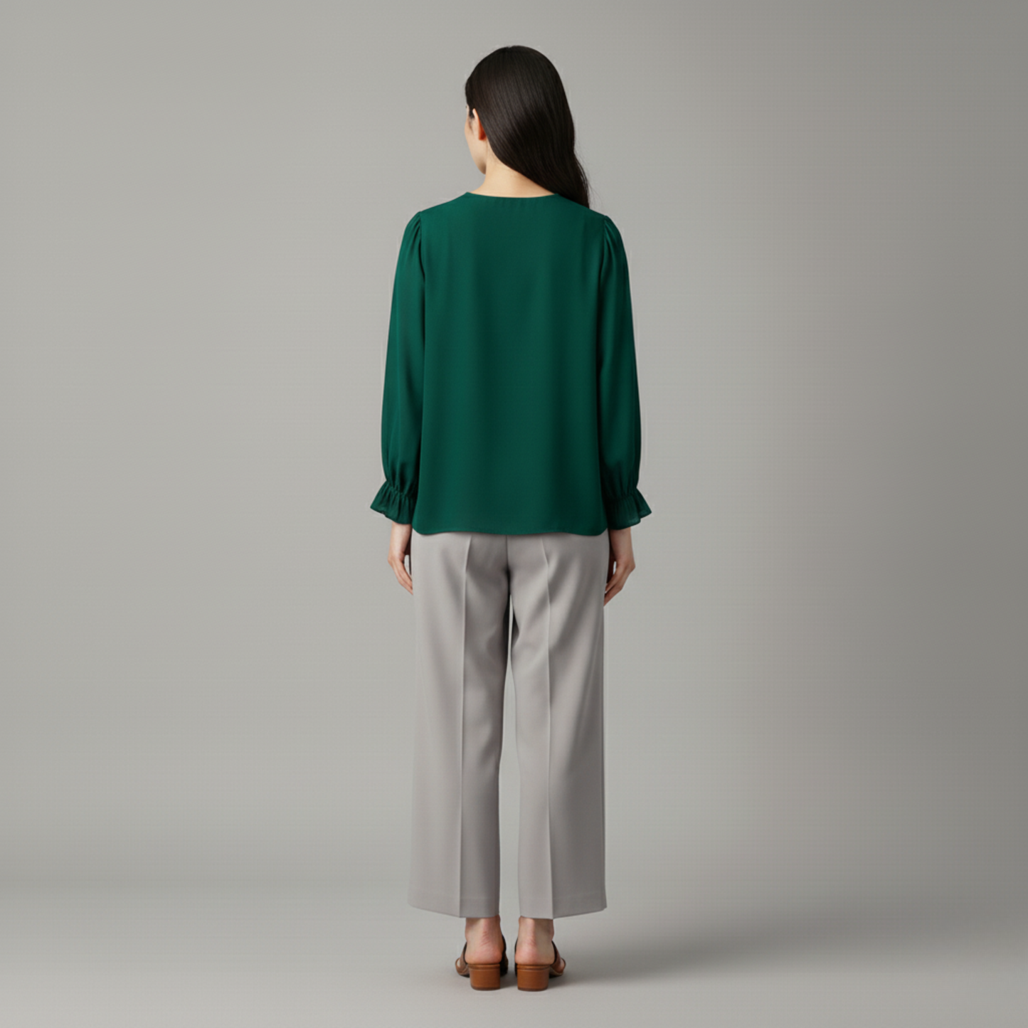 Luna | Bequeme Langarmbluse