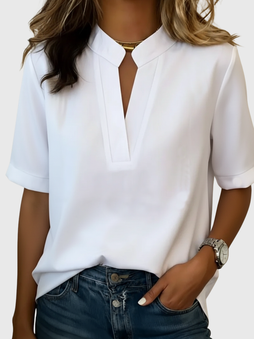 Aurelis™ | Damenbluse Loise mit raffiniertem Kragen