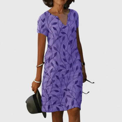 Aurelis™ | Sommerkleid mit Blattmuster