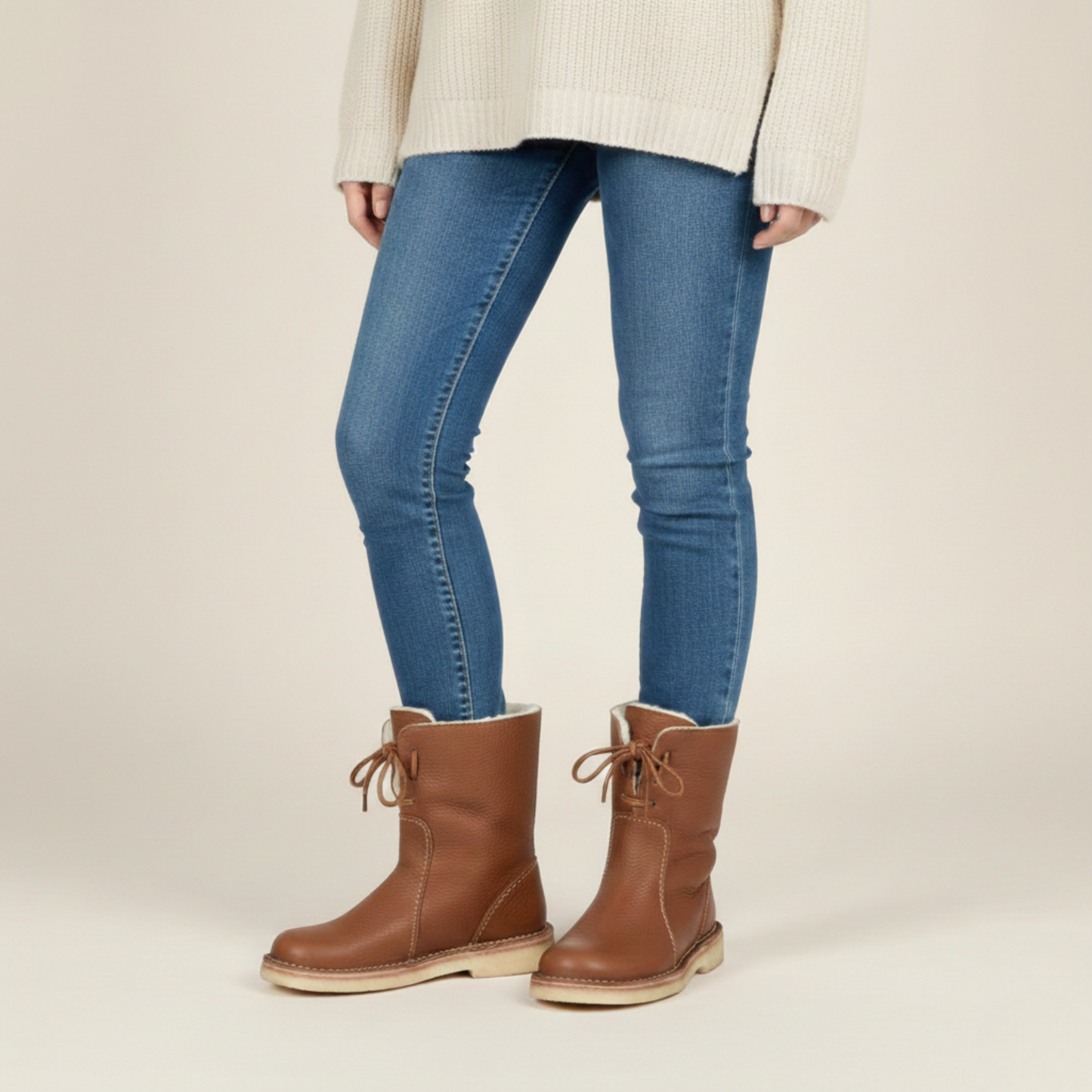 Janina | Elegante gefütterte Winterstiefel