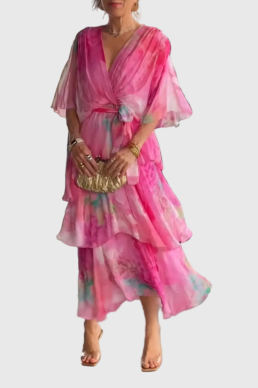 Aurelia™ | Fließendes Bohemian Maxikleid