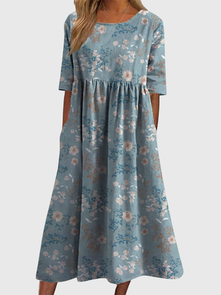 Kaltenthal™ | Figurbetontes Kleid mit Stickerei