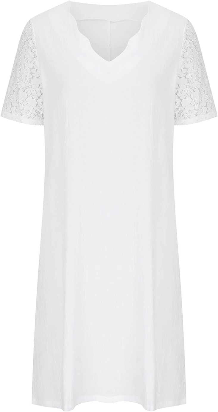 Aurelia™ | Sommerkleid mit Spitzenbesatz