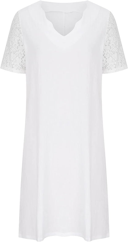 Aurelia™ | Sommerkleid mit Spitzenbesatz