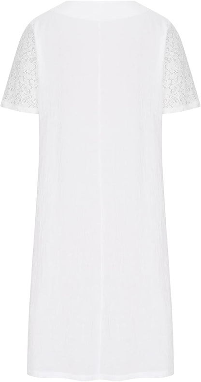 Aurelia™ | Sommerkleid mit Spitzenbesatz