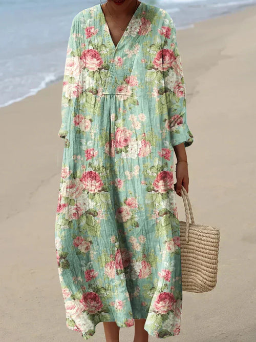 Valerius™ | Fließendes Sommerkleid mit Floral Print
