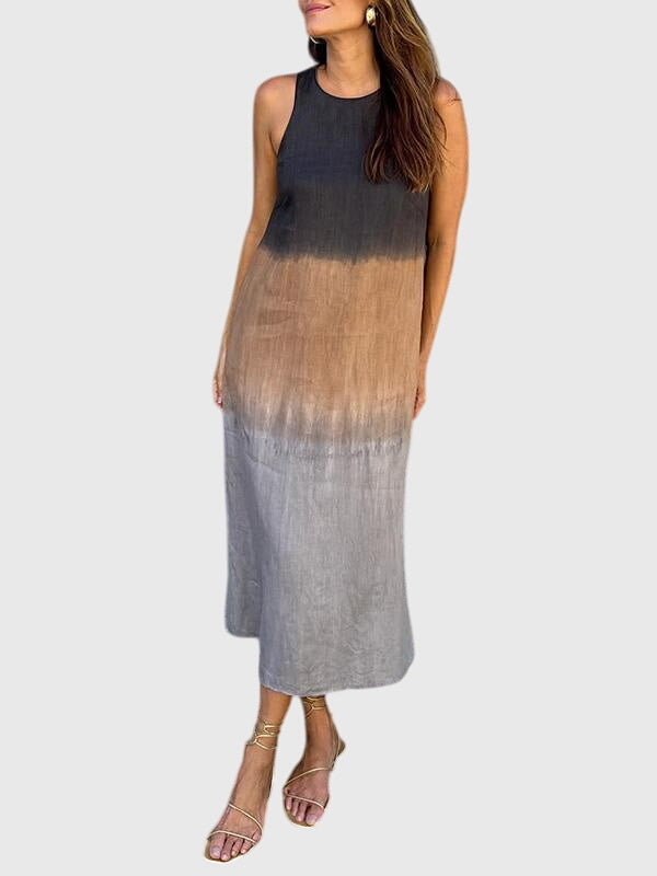Luviaren™ | Fließendes Druckkleid mit lockerem Schnitt