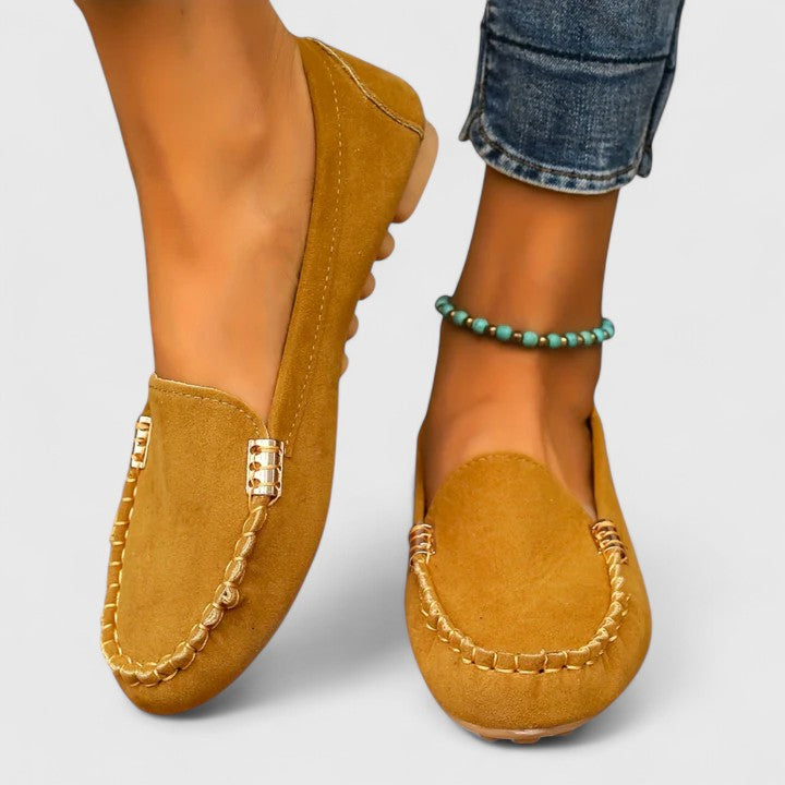 Kalthenn™ | Orthopädische Damen Slipper mit Metallakzenten