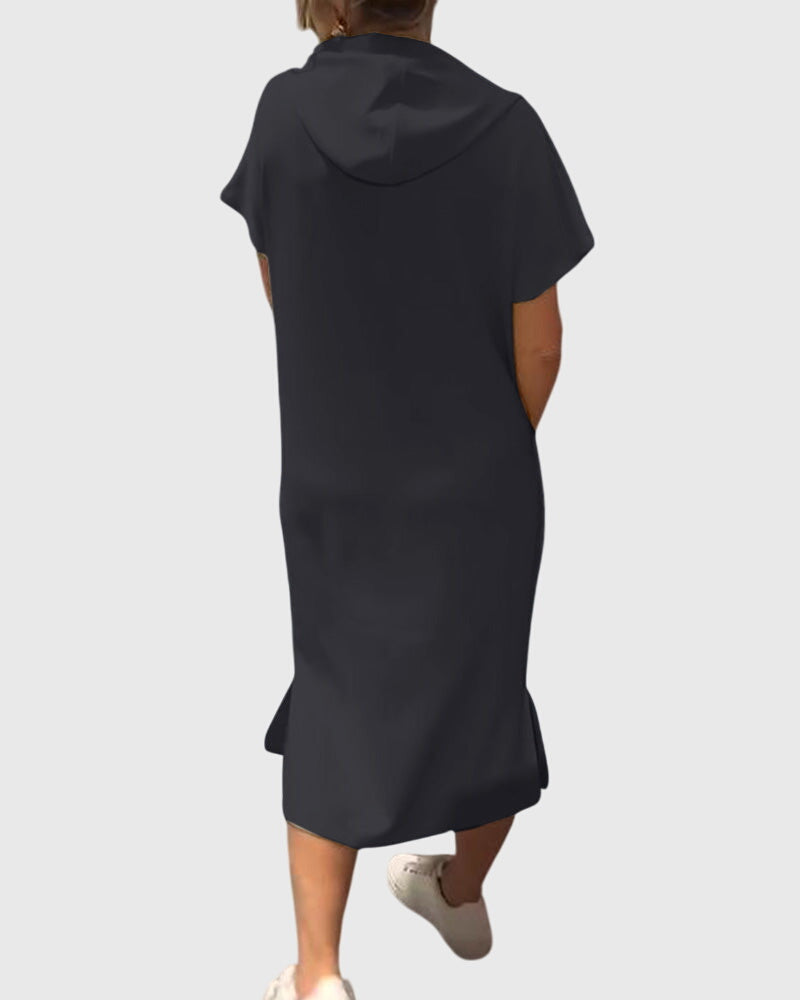 Veldora™ | Hoodie-Kleid mit Kapuze und Taschen