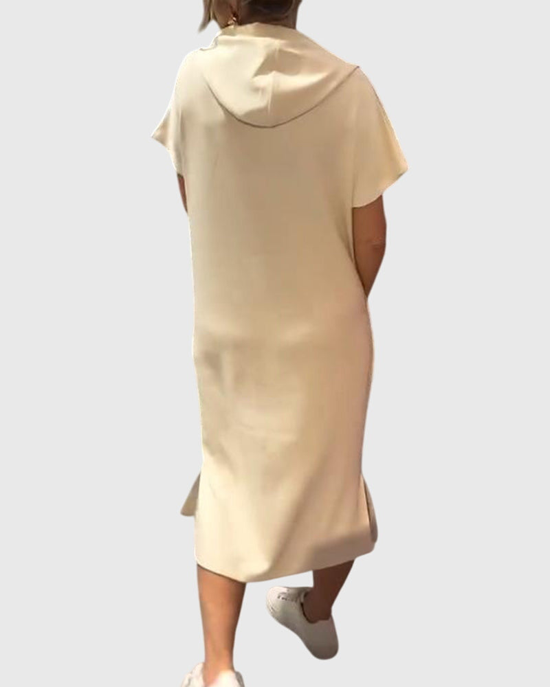 Veldora™ | Hoodie-Kleid mit Kapuze und Taschen