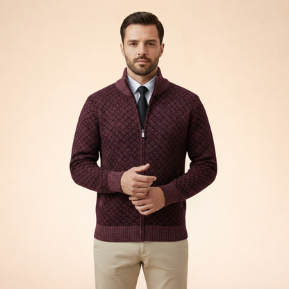 Kevin | Klassischer Stil Strickpullover