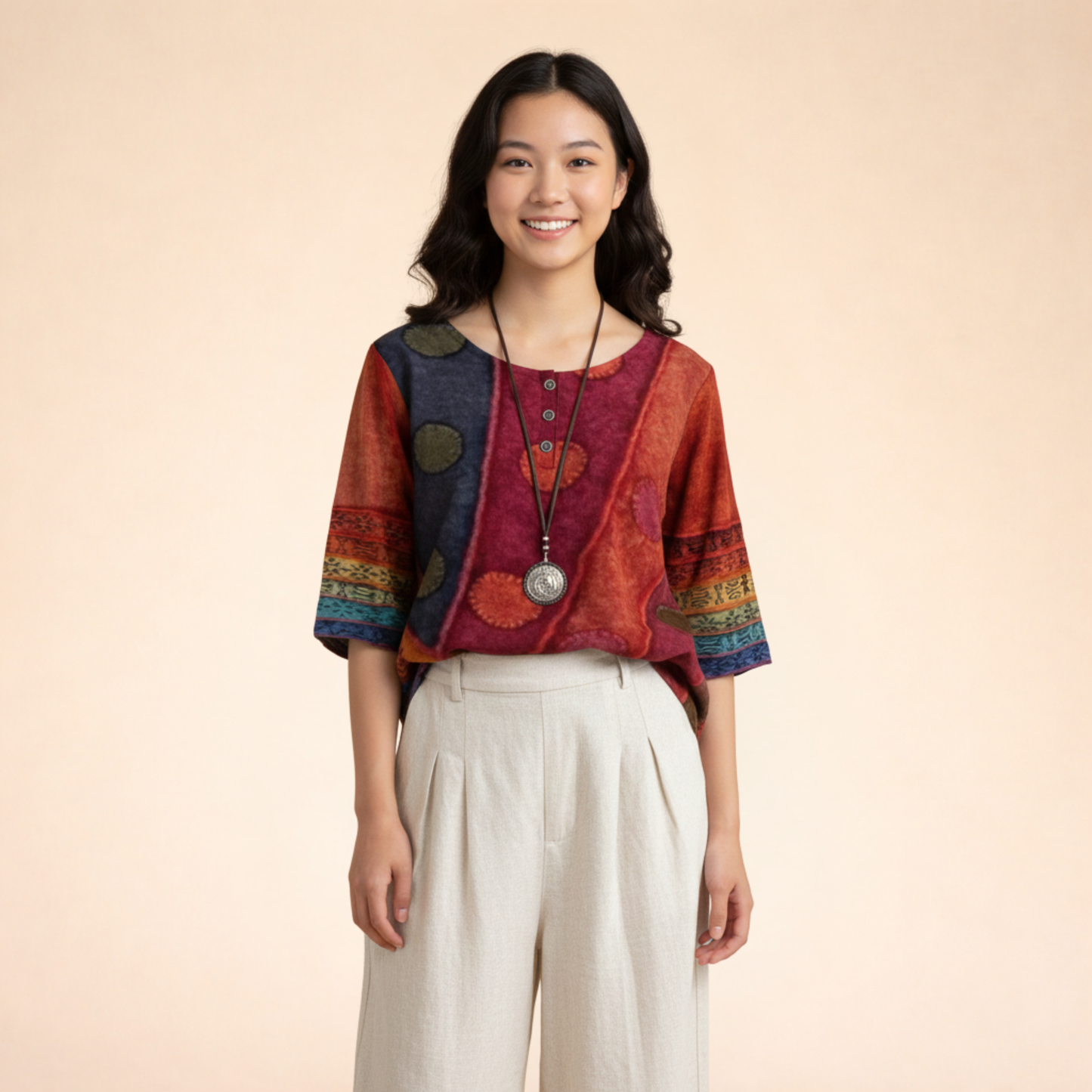 Katrin | Stilvolles und vielseitiges Boho-Oberteil