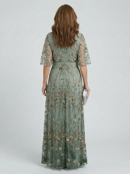 Luviaren™ | Midi Kleid mit Halterneck und Blumenmuster