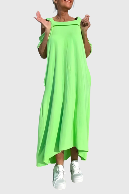 Aurelis™ | Langes Off-Shoulder Sommerkleid