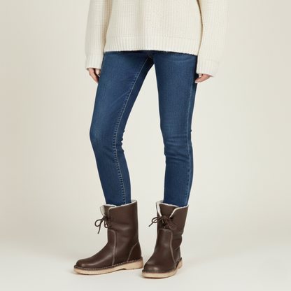 Janina | Elegante gefütterte Winterstiefel
