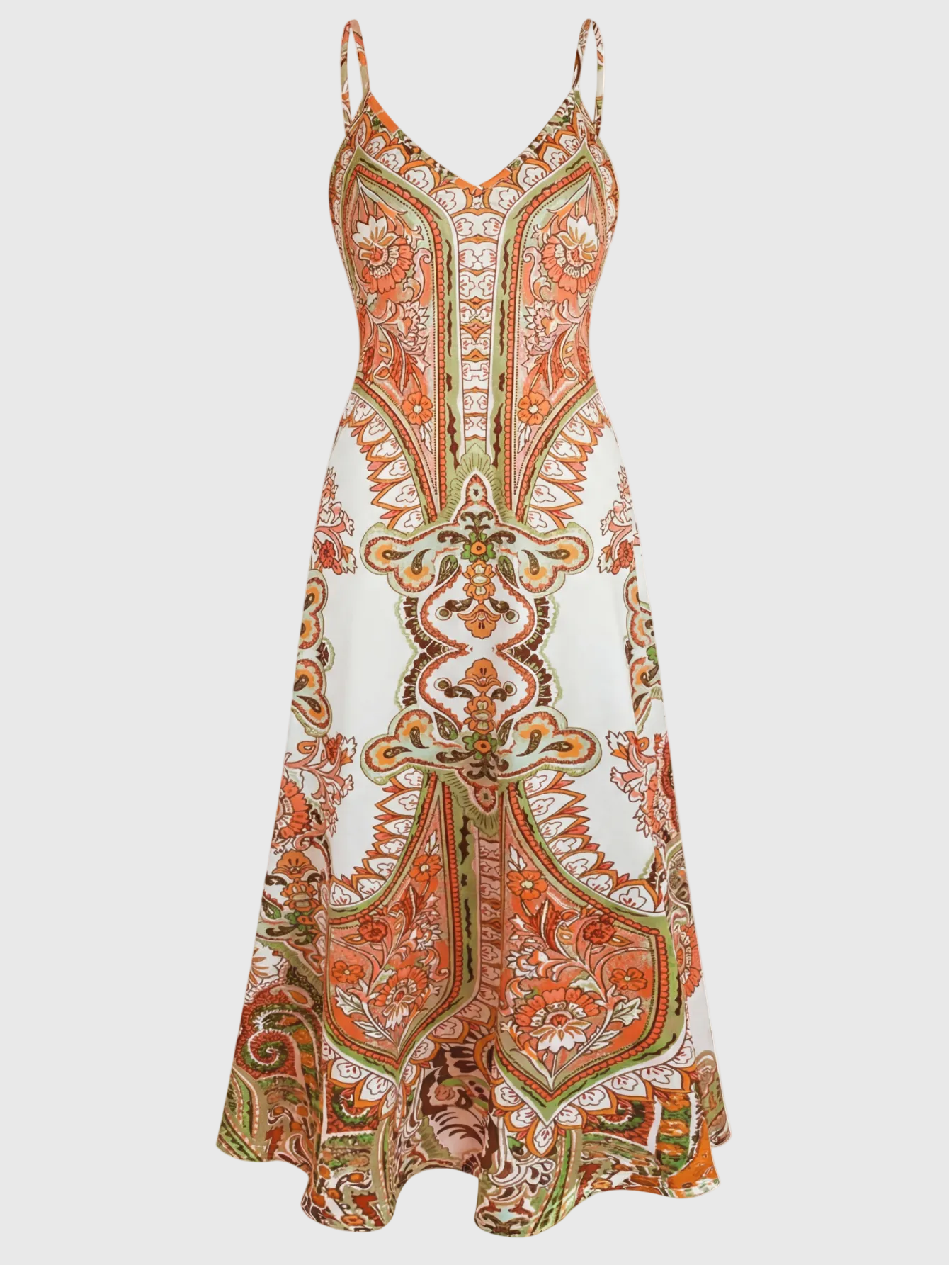 Lindenhain™ | Ärmelloses Boho Sommerkleid mit Blumenmuster