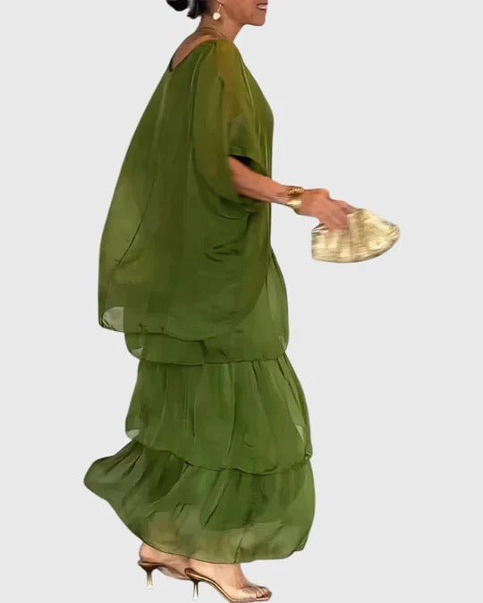 Aurelis™ | Fließendes Damen Maxikleid