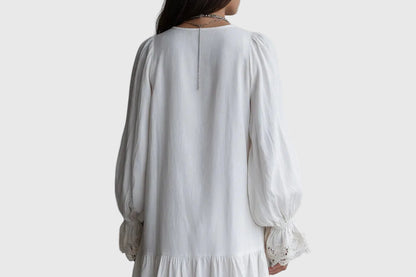 Luviaren™ | Minikleid mit Reißverschluss und Spitzenbesatz