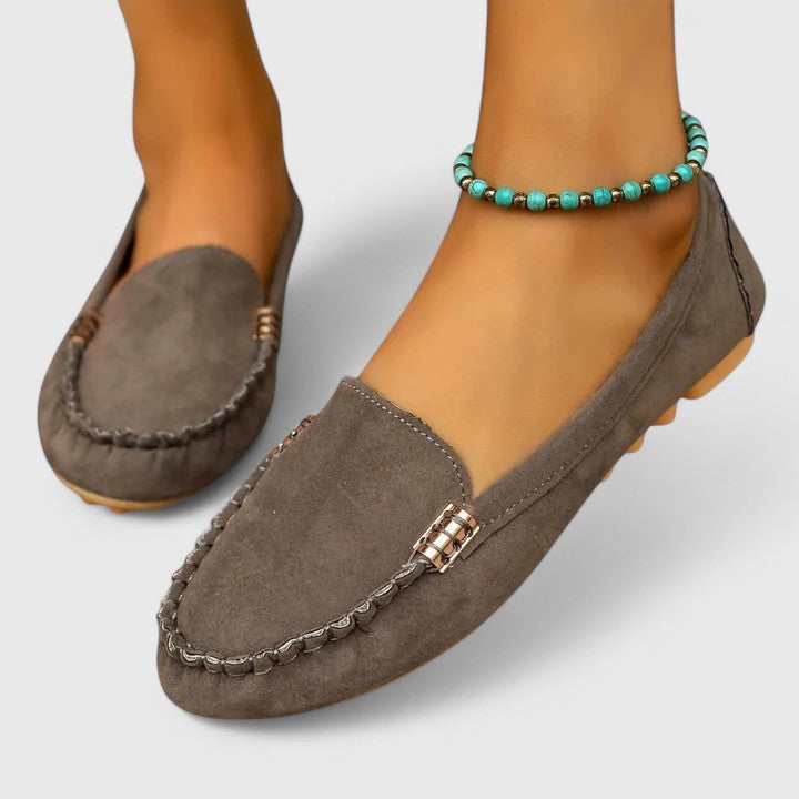 Kalthenn™ | Orthopädische Damen Slipper mit Metallakzenten