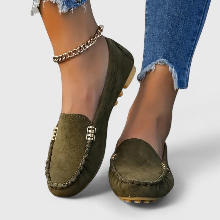 Kalthenn™ | Orthopädische Damen Slipper mit Metallakzenten