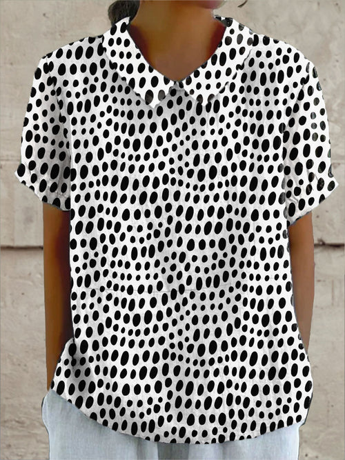 Aurelis™ | Polka-Dot Hemdbluse