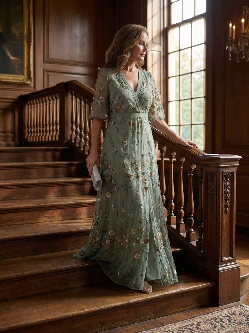 Luviaren™ | Midi Kleid mit Halterneck und Blumenmuster
