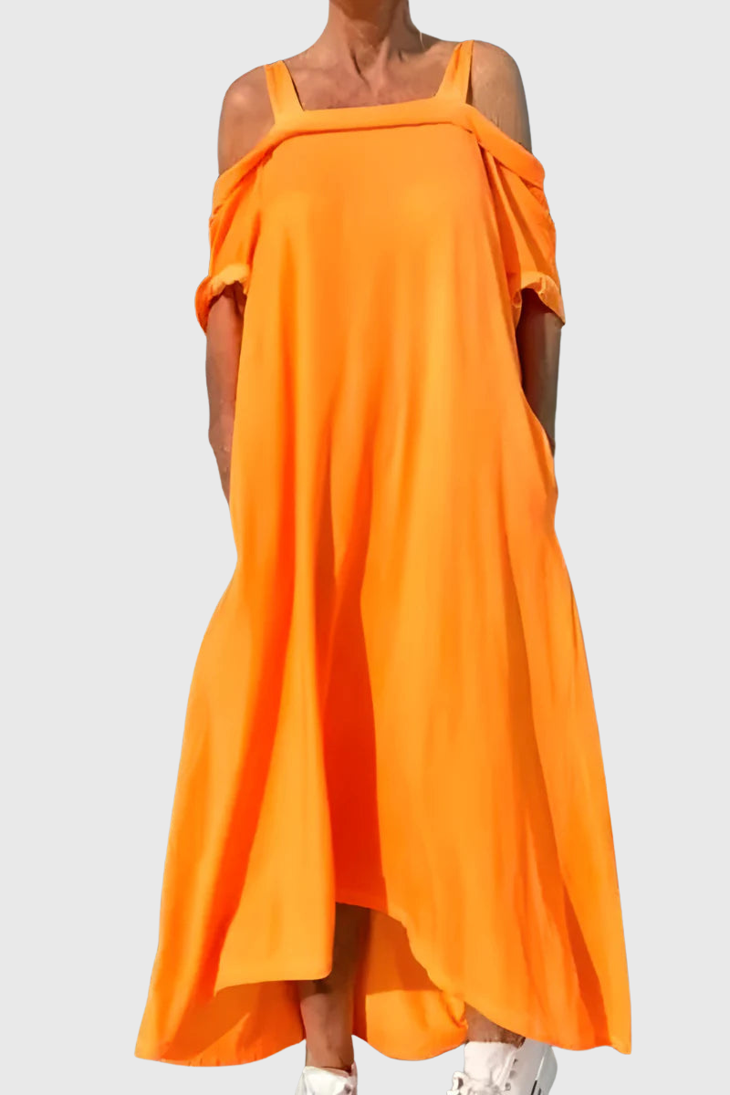 Aurelis™ | Langes Off-Shoulder Sommerkleid