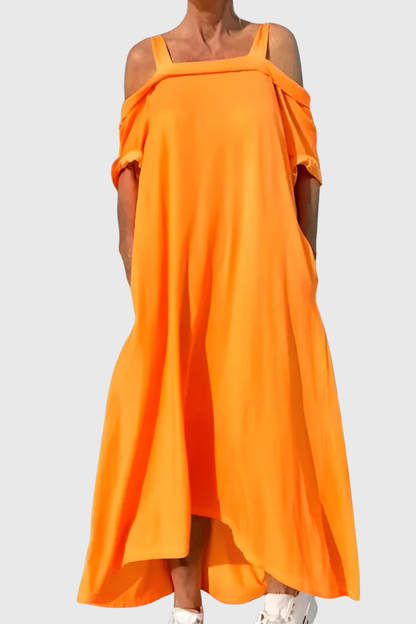 Aurelis™ | Langes Off-Shoulder Sommerkleid