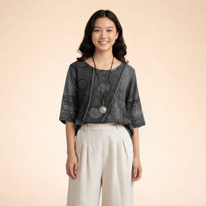 Katrin | Stilvolles und vielseitiges Boho-Oberteil