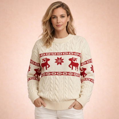 Julia | Eleganter und warmer Grobstrickpullover