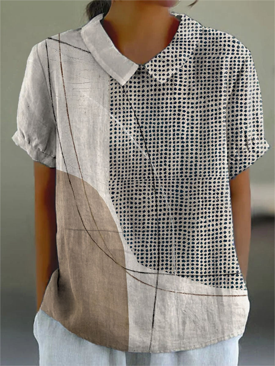 Aurelis™ | Damen Shirt mit abstraktem Muster