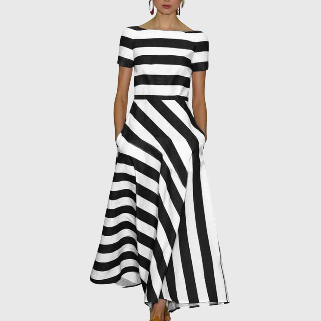 Stellavie™ | Gestreiftes Baumwollkleid