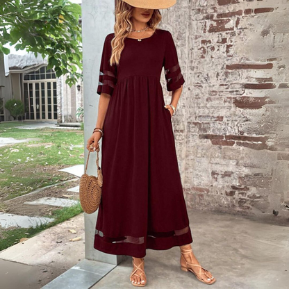 Aurelis™ | Midi-Kleid mit Empire-Taille