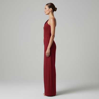 Cecilia | Eleganter Ein Schulter Jumpsuit