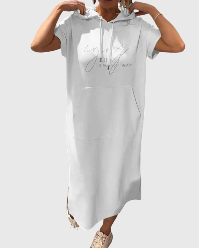 Veldora™ | Hoodie-Kleid mit Kapuze und Taschen
