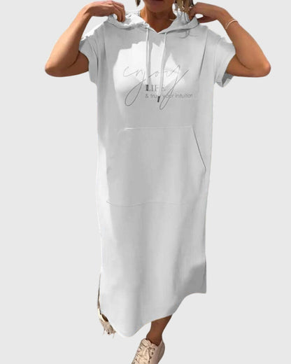 Veldora™ | Hoodie-Kleid mit Kapuze und Taschen