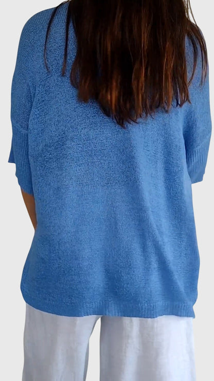 Valerien™ | Damen Stricktop mit V-Ausschnitt