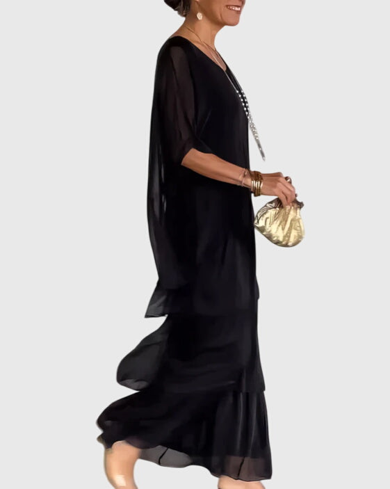 Aurelis™ | Fließendes Damen Maxikleid