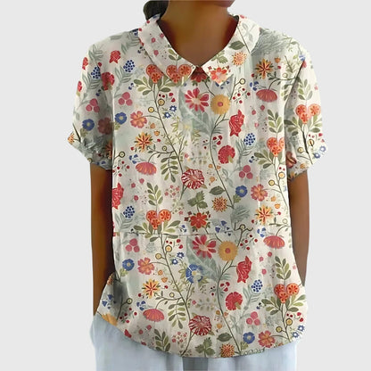 Aureliah™ | Damen Bluse mit Blumenmuster