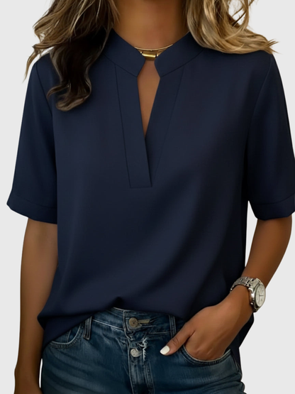 Aurelis™ | Damenbluse Loise mit raffiniertem Kragen