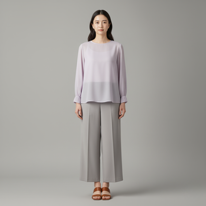 Luna | Bequeme Langarmbluse