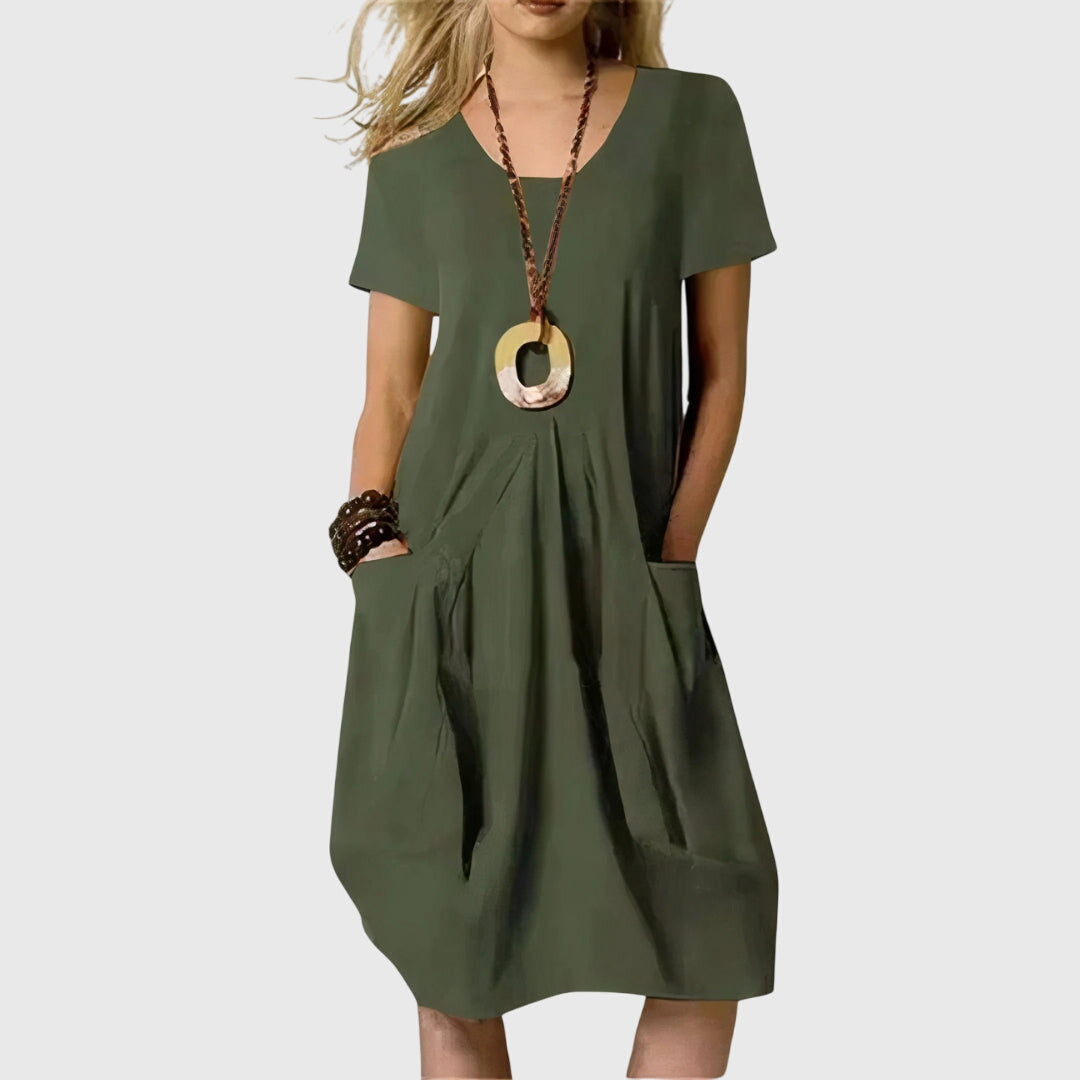 Luviaren™ | A-Linien Kleid mit Taschen