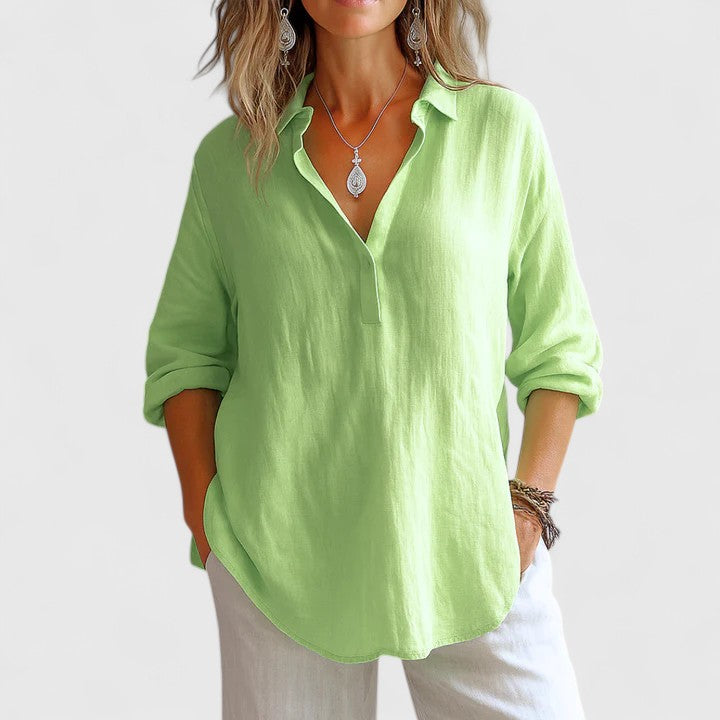 Lindenberg™ | Elegante Leinenbluse