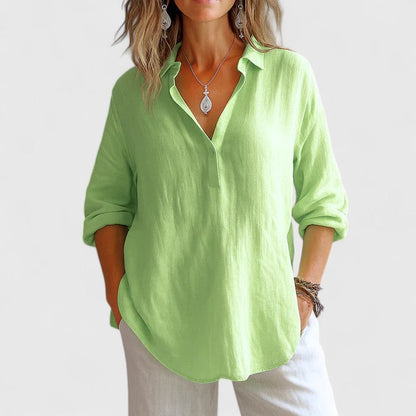 Lindenberg™ | Elegante Leinenbluse