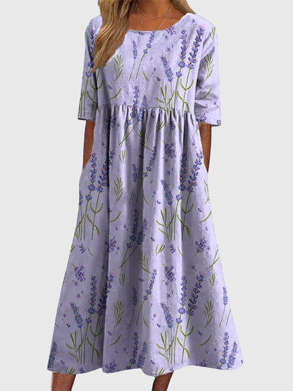 Kaltenthal™ | Figurbetontes Kleid mit Stickerei